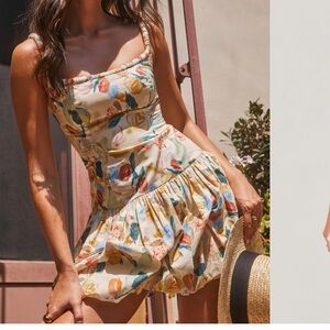 Astr The Label Women's Keyla Bubble-Hem Minidress NWT